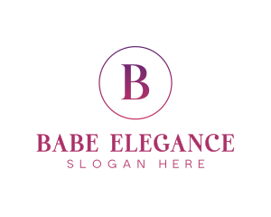 Feminine Gradient Luxury logo design