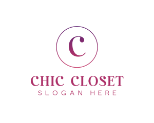 Feminine Gradient Luxury logo design