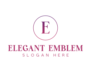 Feminine Gradient Luxury logo design