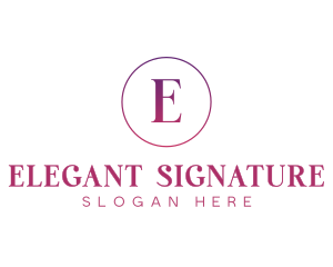 Feminine Gradient Luxury logo design