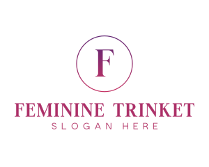 Feminine Gradient Luxury logo design