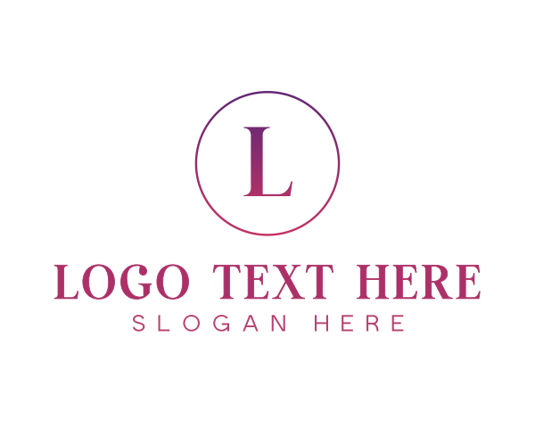 Feminine Gradient Luxury logo