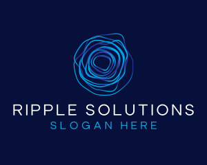 Abstract Ripple Motion logo