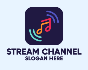 Music Streaming App logo design