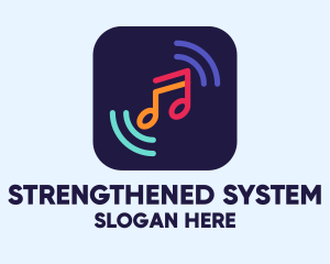 Music Streaming App logo design