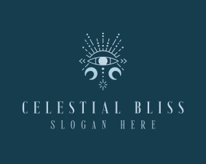 Celestial Cosmic Eye logo design