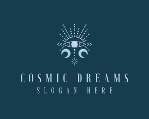 Celestial Cosmic Eye logo design