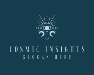 Celestial Cosmic Eye logo design