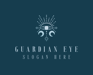 Celestial Cosmic Eye logo design