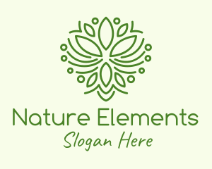 Nature Eco Leaf logo design