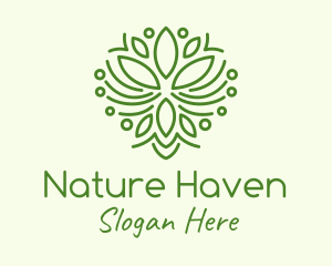 Nature Eco Leaf logo design