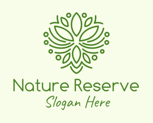 Nature Eco Leaf logo design