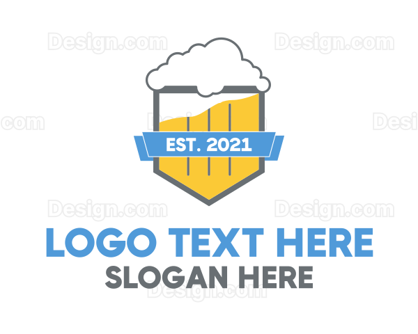 Beer Shield Liquor Logo