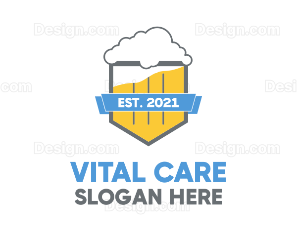 Beer Shield Liquor Logo