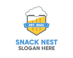 Beer Shield Liquor  logo design