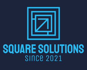 Square Arrow Up logo design