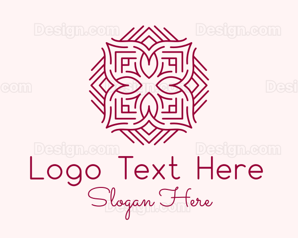 Diamond Flower Maze Logo