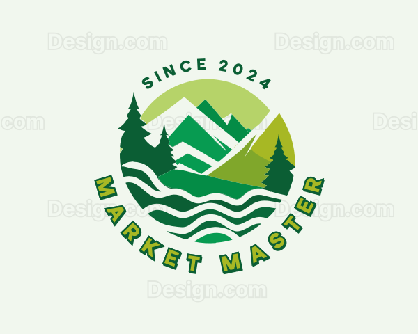 Nature Landscape Mountain Logo