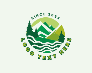 Nature Landscape Mountain Logo