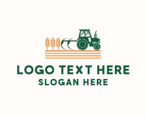 Industrial Wheat Tractor logo