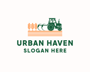 Industrial Wheat Tractor logo