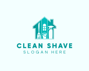 Home Cleaning Service logo design