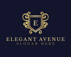 Elegant Premium Shield logo design