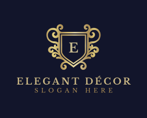 Elegant Premium Shield logo design