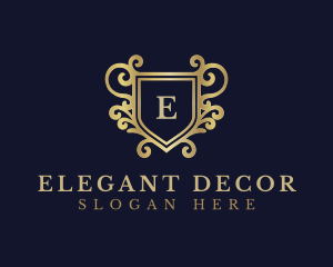 Elegant Premium Shield logo design