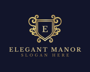 Elegant Premium Shield logo design