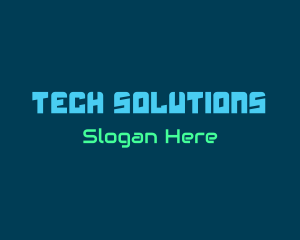 Gaming & Technology Text Font Logo