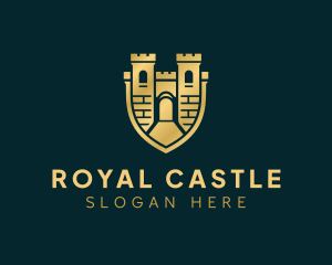 Fort Castle Shield logo design