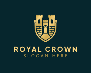 Kingdom Castle Shield logo design