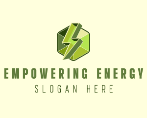 3d Green Energy logo design