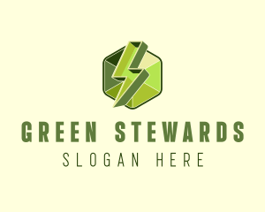 3d Green Energy logo design