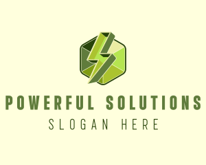 3d Green Energy logo design