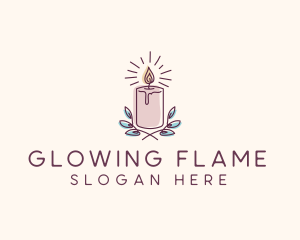Flame Candle Light logo