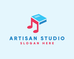 Music Audio Book logo design