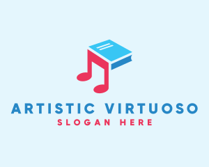 Music Audio Book logo design