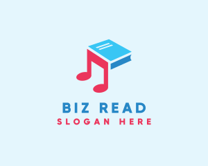 Music Audio Book logo design