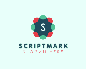 Natural Biotech Flower Letter S logo design