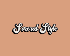 Retro Style Business logo design