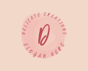 Feminine Beauty Watercolor logo design