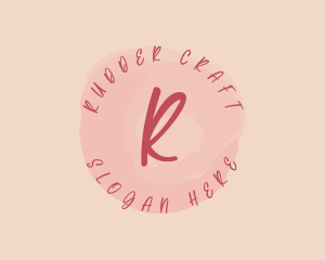 Feminine Beauty Watercolor logo design