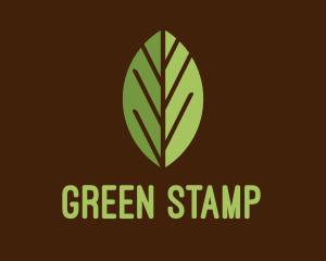 Green Leaf Tree logo design