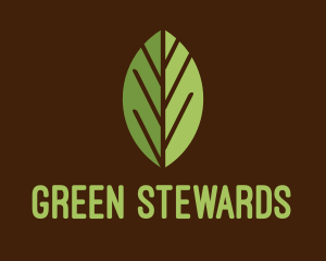 Green Leaf Tree logo design