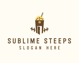 Milk Tea Cup House logo
