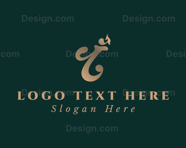 Decorative Ornamental Brand Logo