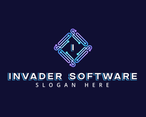 Software Programming Technology logo design