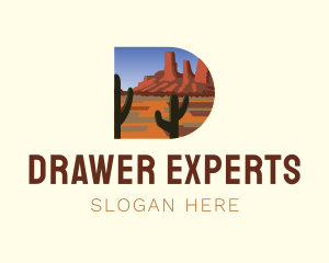 Arizona Desert Letter D logo design